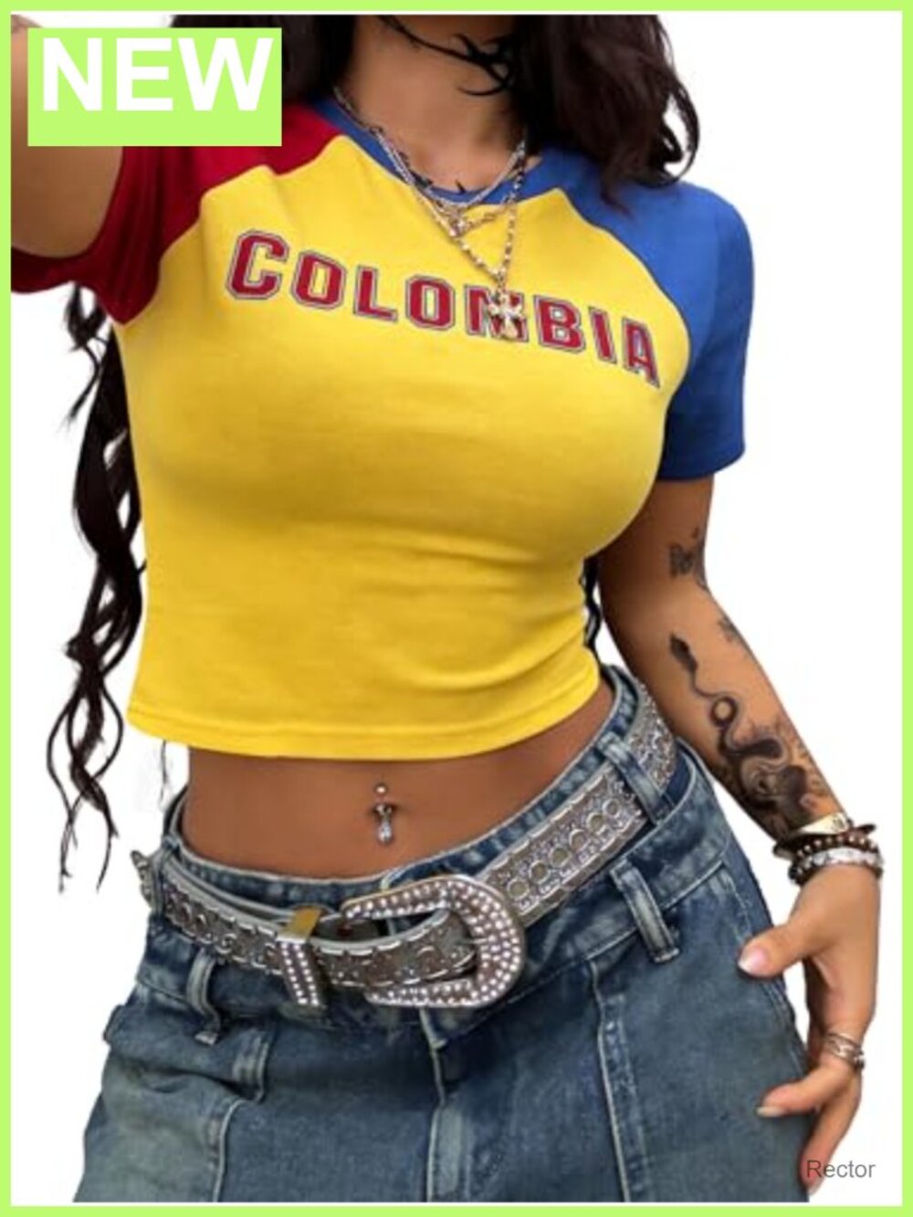 Womens Cropped Graphic Jersey Top Short Sleeve Y2K Baddie Tee